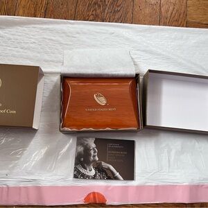 Barbara Bush Coin Case (Coin Not Included)